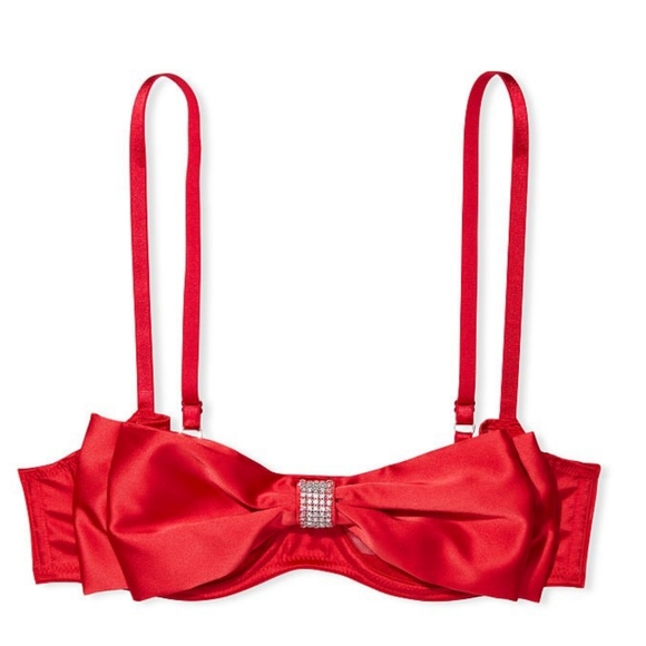 Dream Angels Wicked Unlined Bow Balconette Bra - Picture 4 of 5